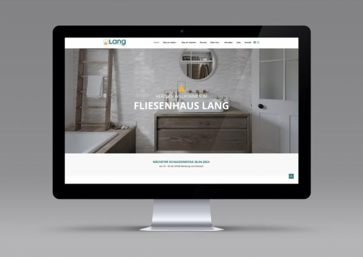 Webseite Fliesenhaus Lang