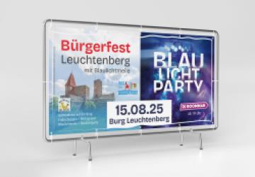 Bauzaunbanner Bürgerfest Leuchtenberg