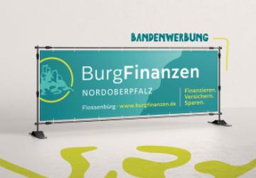Bandenwerbung Burgfinanzen